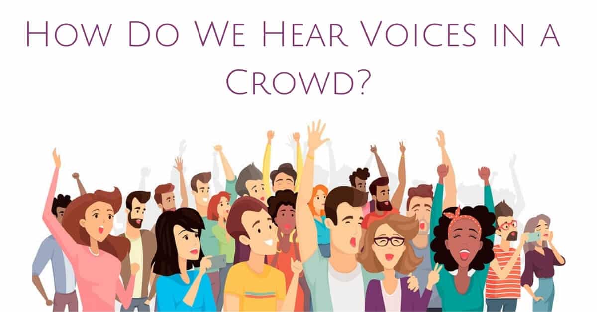 How Do We Hear Voices in a Crowd?
